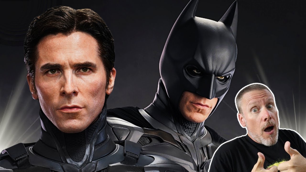 CHRISTIAN BALE LIFE-SIZE BUST & 1:1 DARK KNIGHT BATMAN REVEALED BY