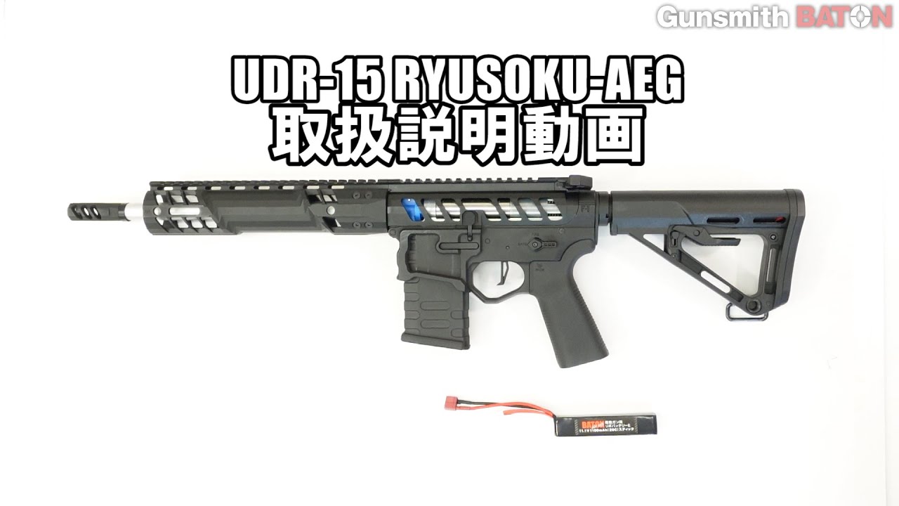 Gunsmith BATON / F1 Firearms UDR-15 RYUSOKU-AEG ( 電子トリガー