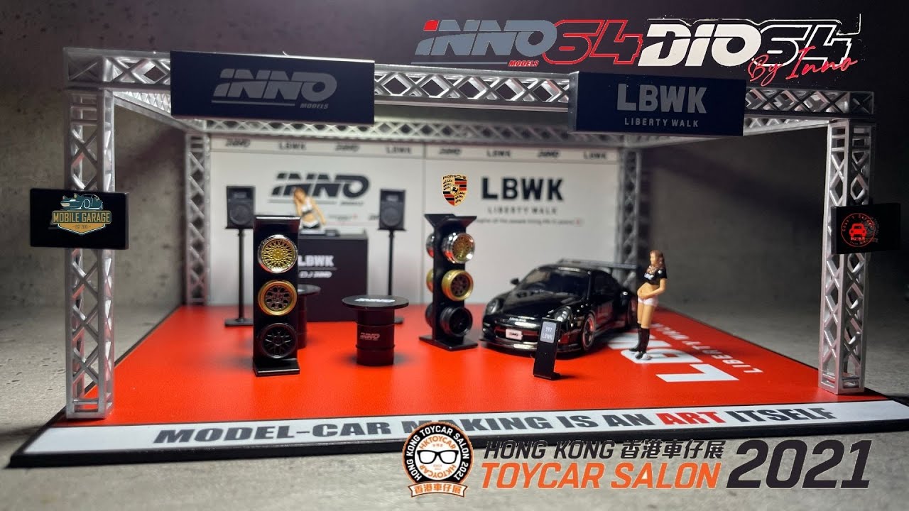 Inno64 Dio64 1:64 Diorama Hong Kong ToyCar Show 2021 x LBWK Auto