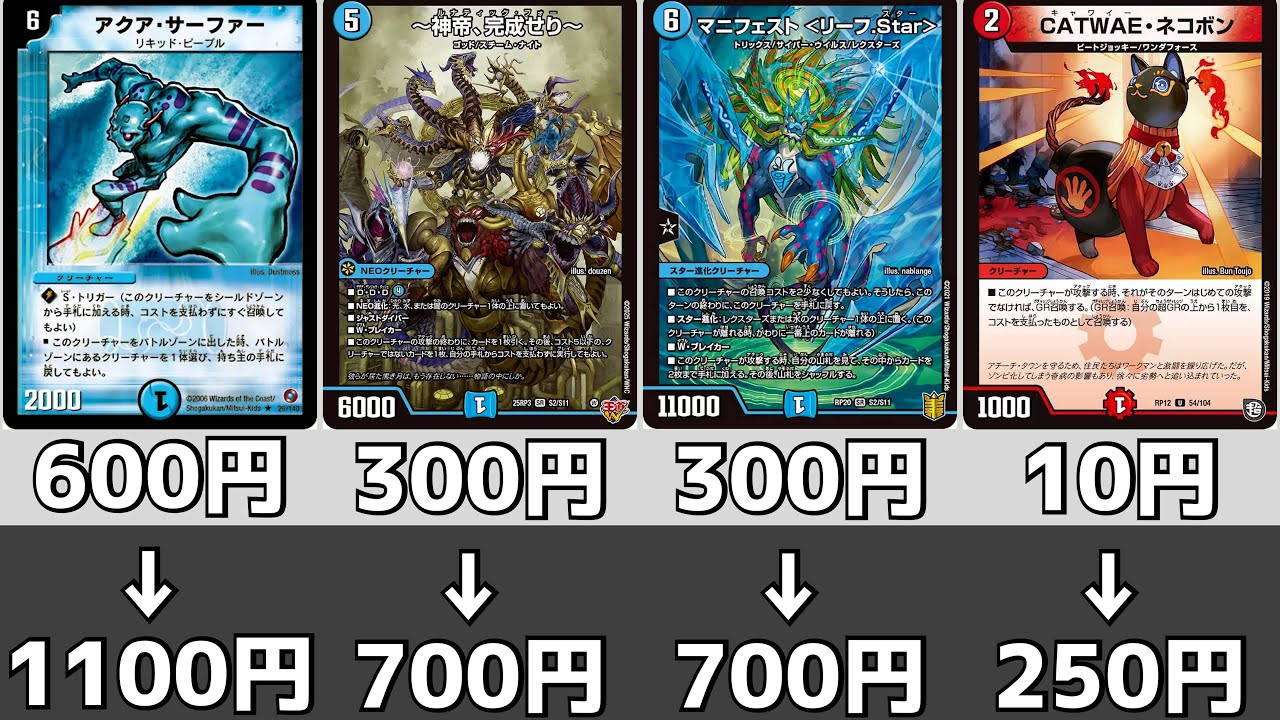 デュエマ】カード価格高騰まとめ【2025年12月下旬】 - YouTube