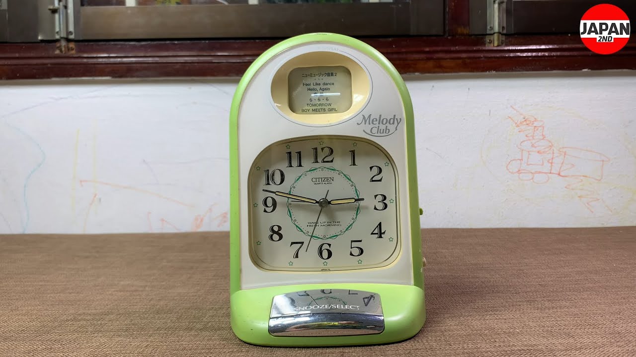 Melody of Citizen Table Clock 4RM746 シチズンのメロディ 置き時計