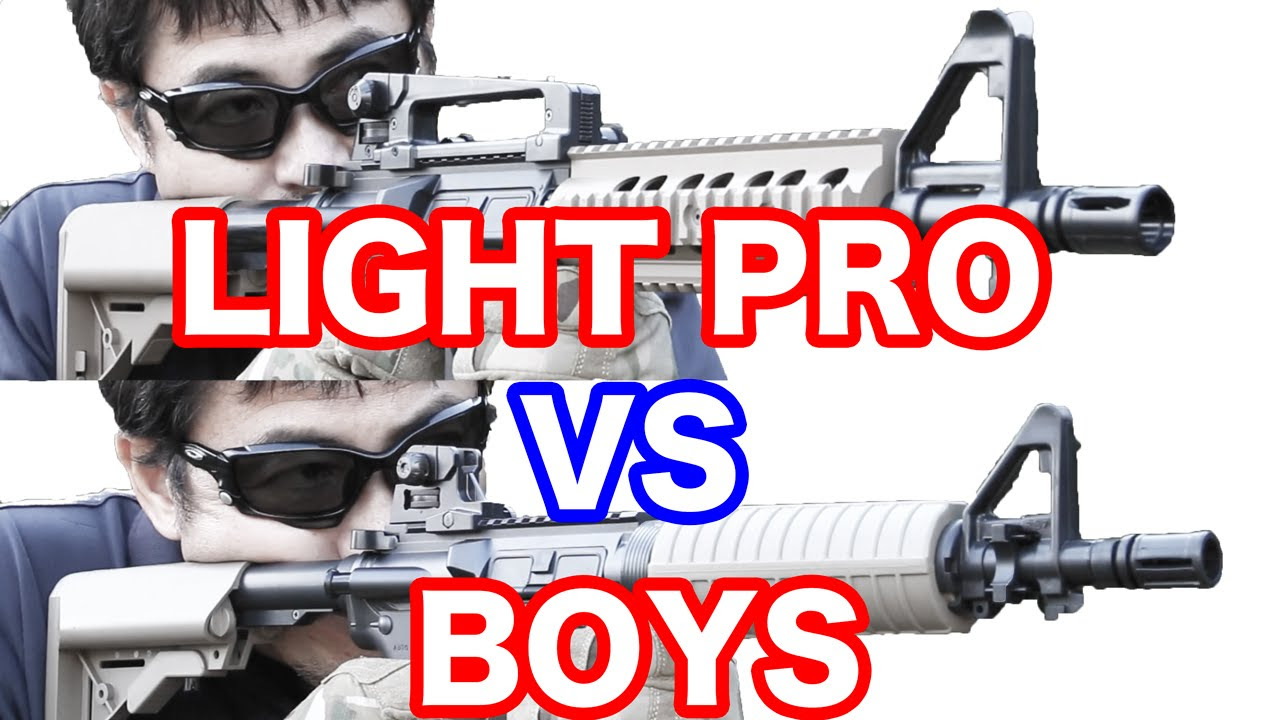Tokyo Marui LitePro M4 vs. Boys M933 10-Year-Old Restricted