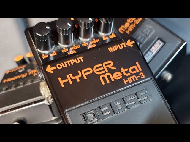 Metal to the Pedal!! Boss HM-3 Hyper Metal pedal!! American Death