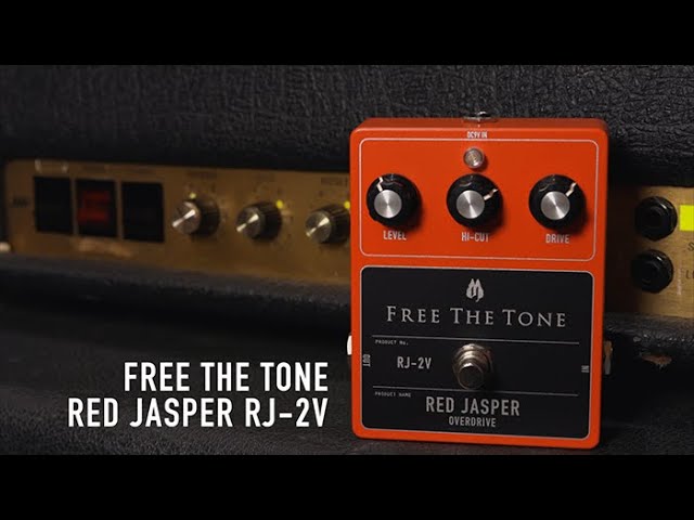 FREE THE TONE / RED JASPER RJ-2V OVERDRIVE Demo by Shinichi