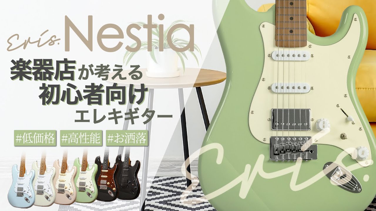 初心者向け🔰】1万円台エレキギターの新しい選択肢『Eris. Nestia