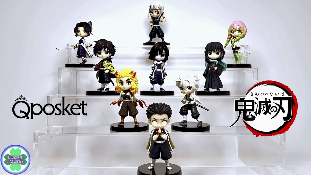 Demon Slayer Q posket petit 9 Hashira Figure Haul - YouTube