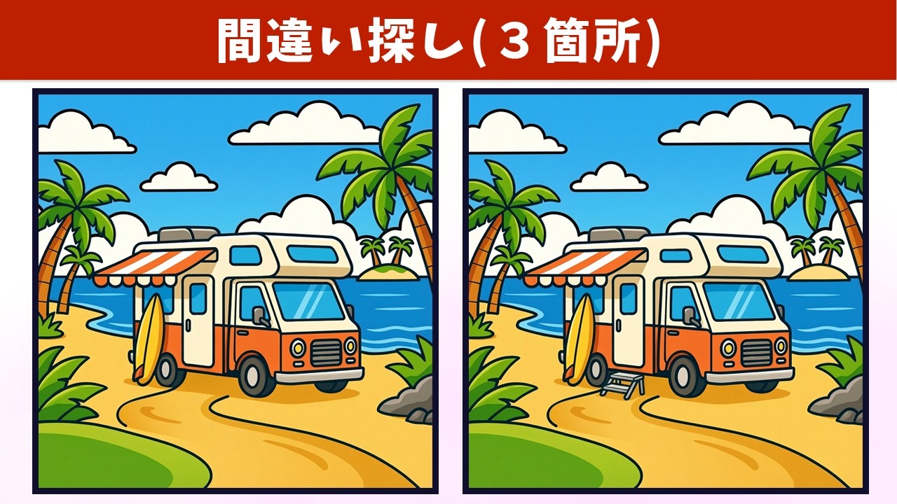 Spot the 3 Differences | Illustration Version #2075 - YouTube