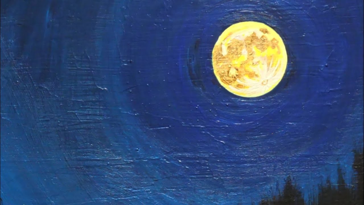 十五夜の月】#油彩画 #芸術 #油絵 #絵 #アート #oilpainting #oil