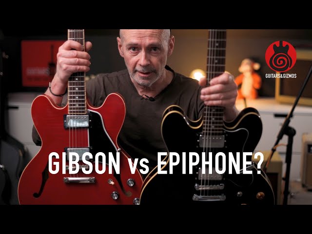 Epiphone Dot vs. Gibson ES-335: What's different, what's similar