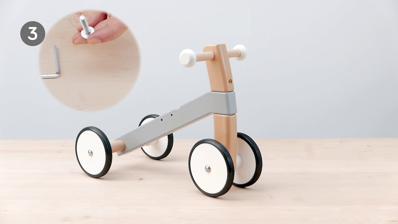 在庫限り】木の四輪バイク: バリエーション表示 ボーネルンド