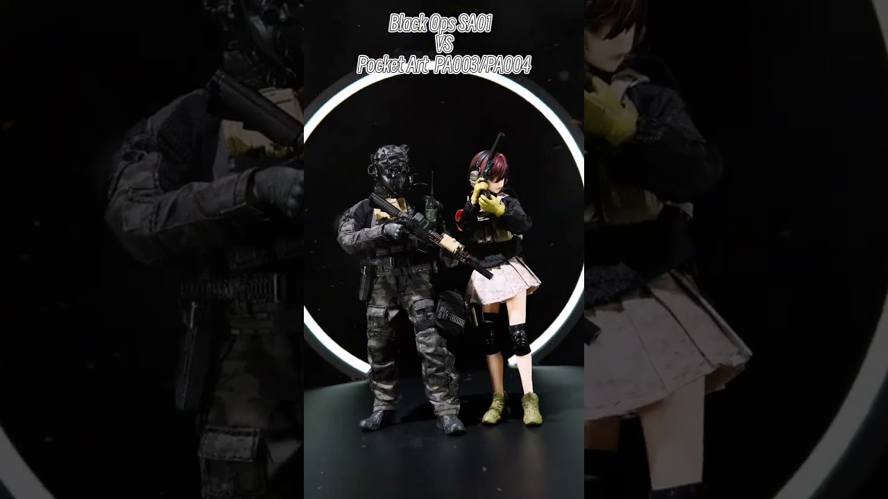Action Figures HASUKI 1 / 12 Black Ops SA01 - YouTube