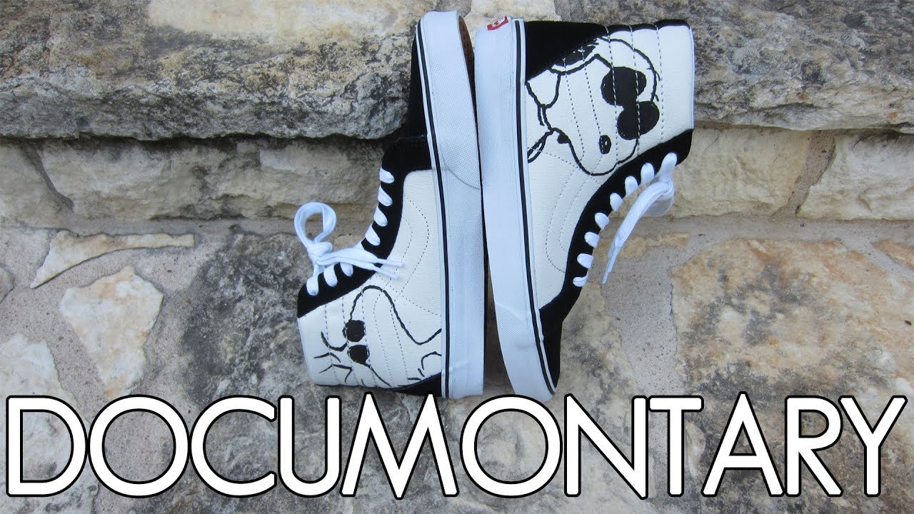 Vans X Peanuts SK8 Hi Reissue - Joe Cool (Black) • On-Feet