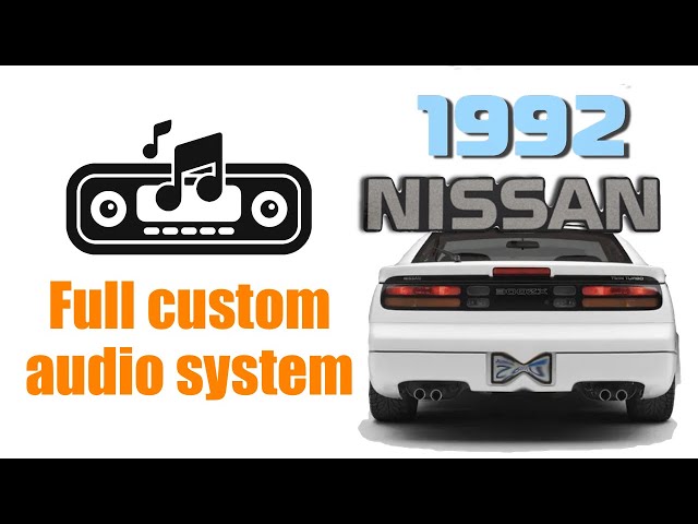 1992 Nissan 300ZX -Full custom sound system #carcustom