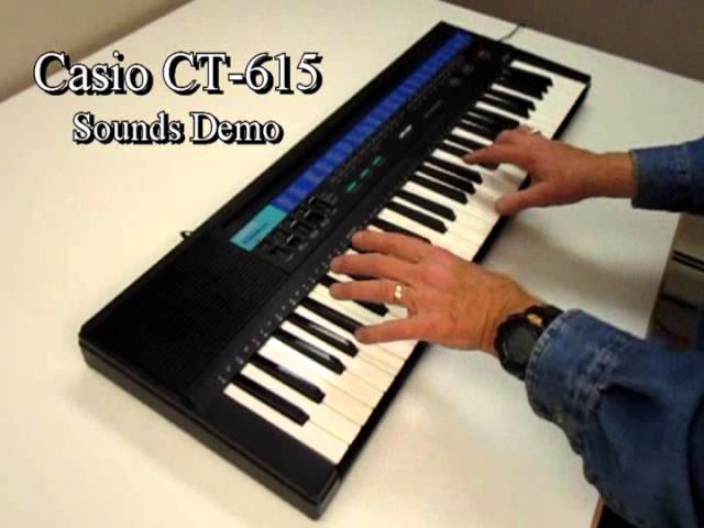 Casio CT-615 Demo - YouTube
