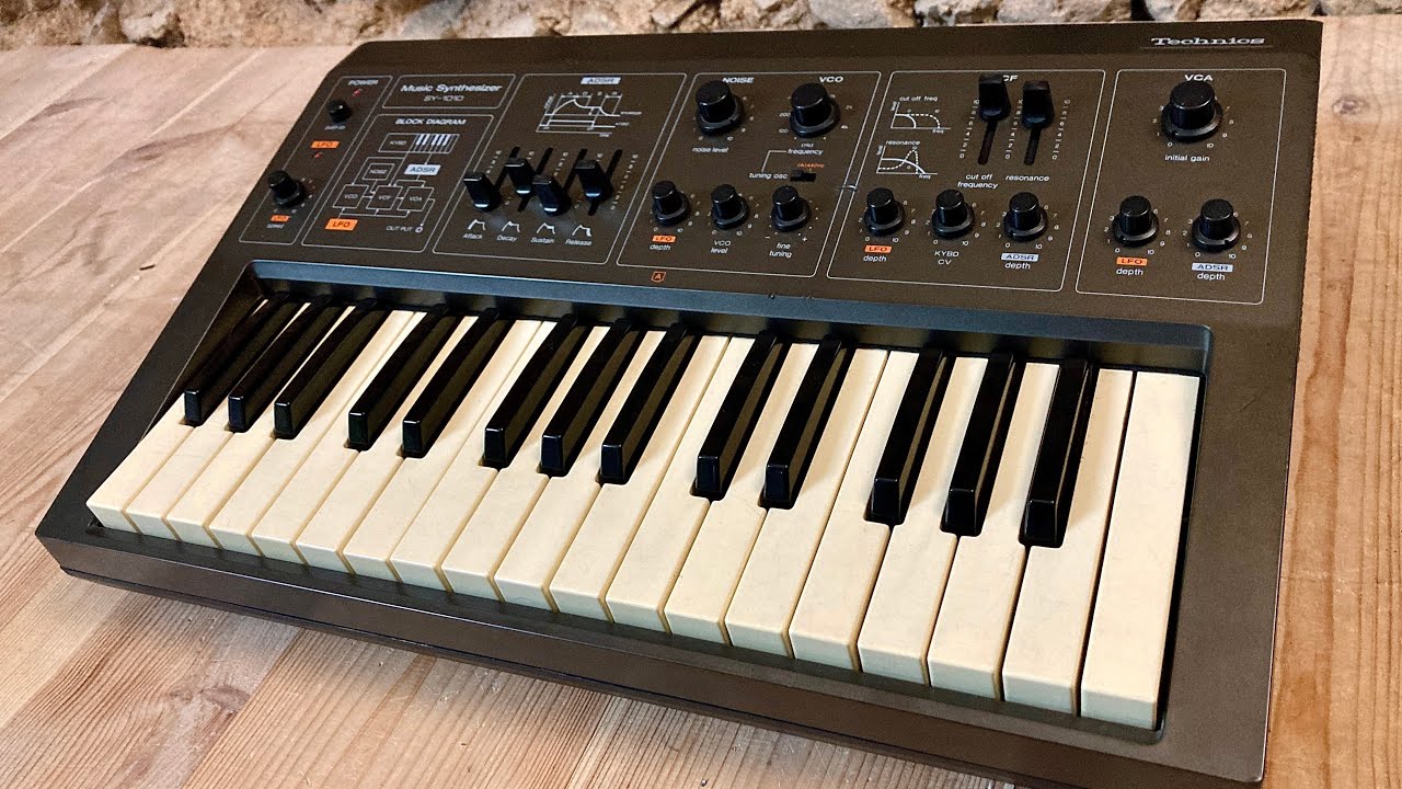rare birds: Technics SY-1010 analog mono synth - YouTube
