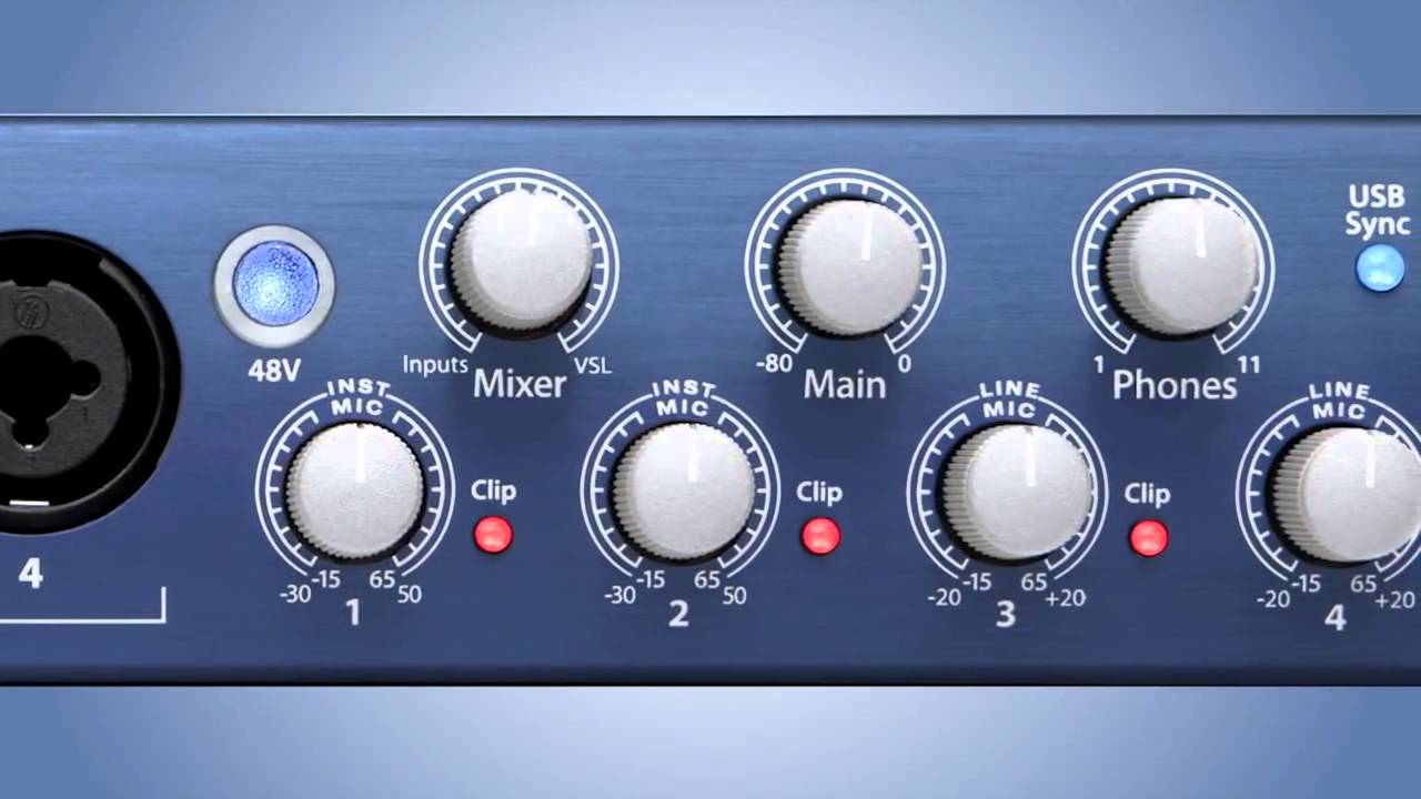 Presonus Audiobox 44VSL USB 2.0 Recording System Standard - YouTube