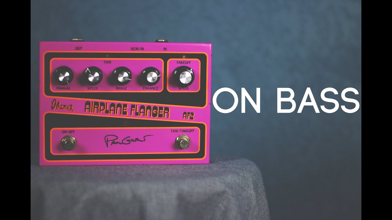 Ibanez AF2 Airplane Flanger [Bass Demo] - YouTube