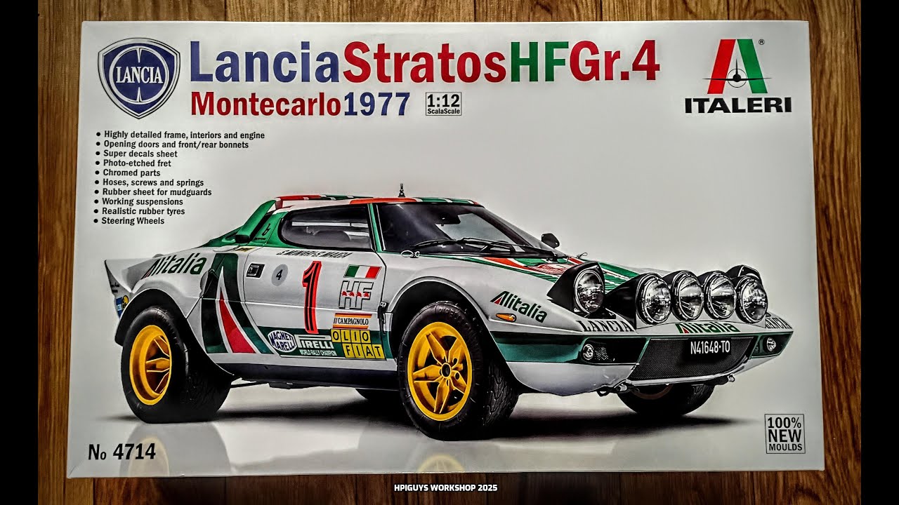 ALL NEW FIRST LOOK Lancia Stratos HF Gr4 Monte Carlo Rally Car