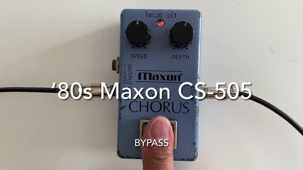Maxon CS-505 Stereo Chorus - What To Know & Where To Buy | Equipboard