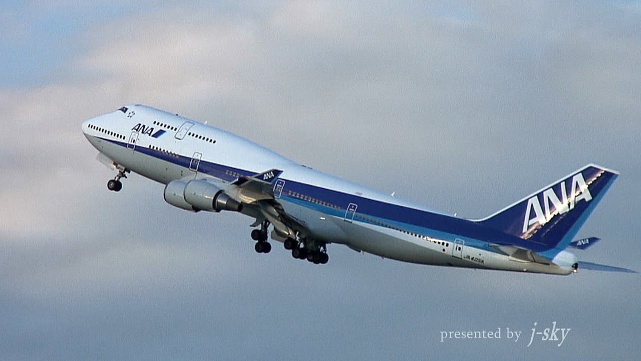 ANA 747 Memorial #023 : 747-481 [JA405A] at HND/RJTT : Take-off