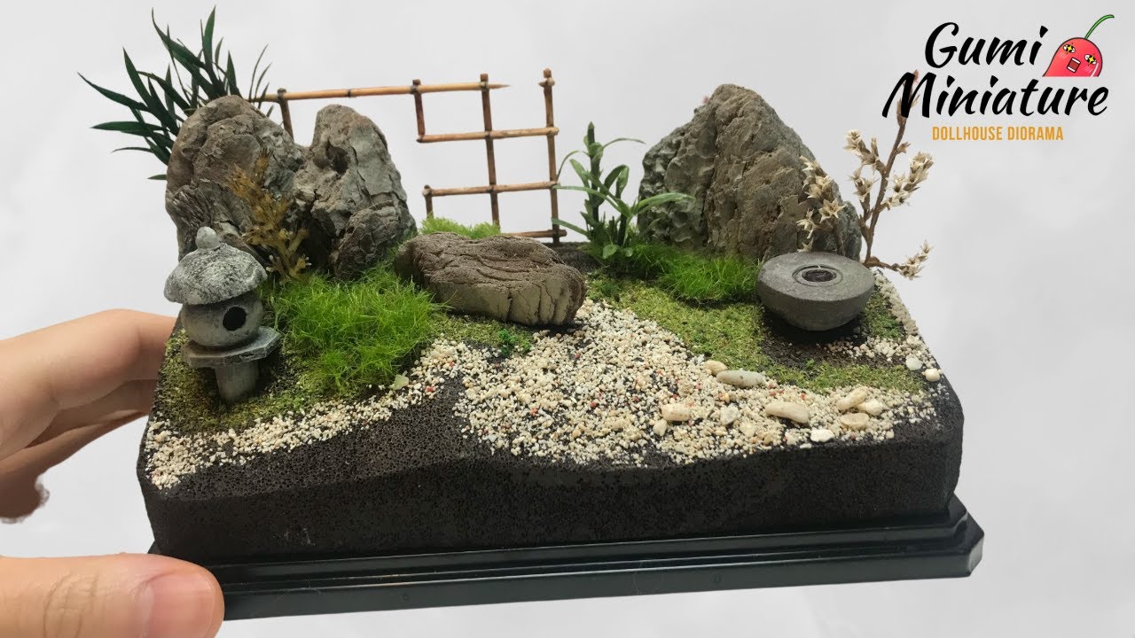 さかつうギャラリージオラマキット日本庭園を作った【Sakatsu Original