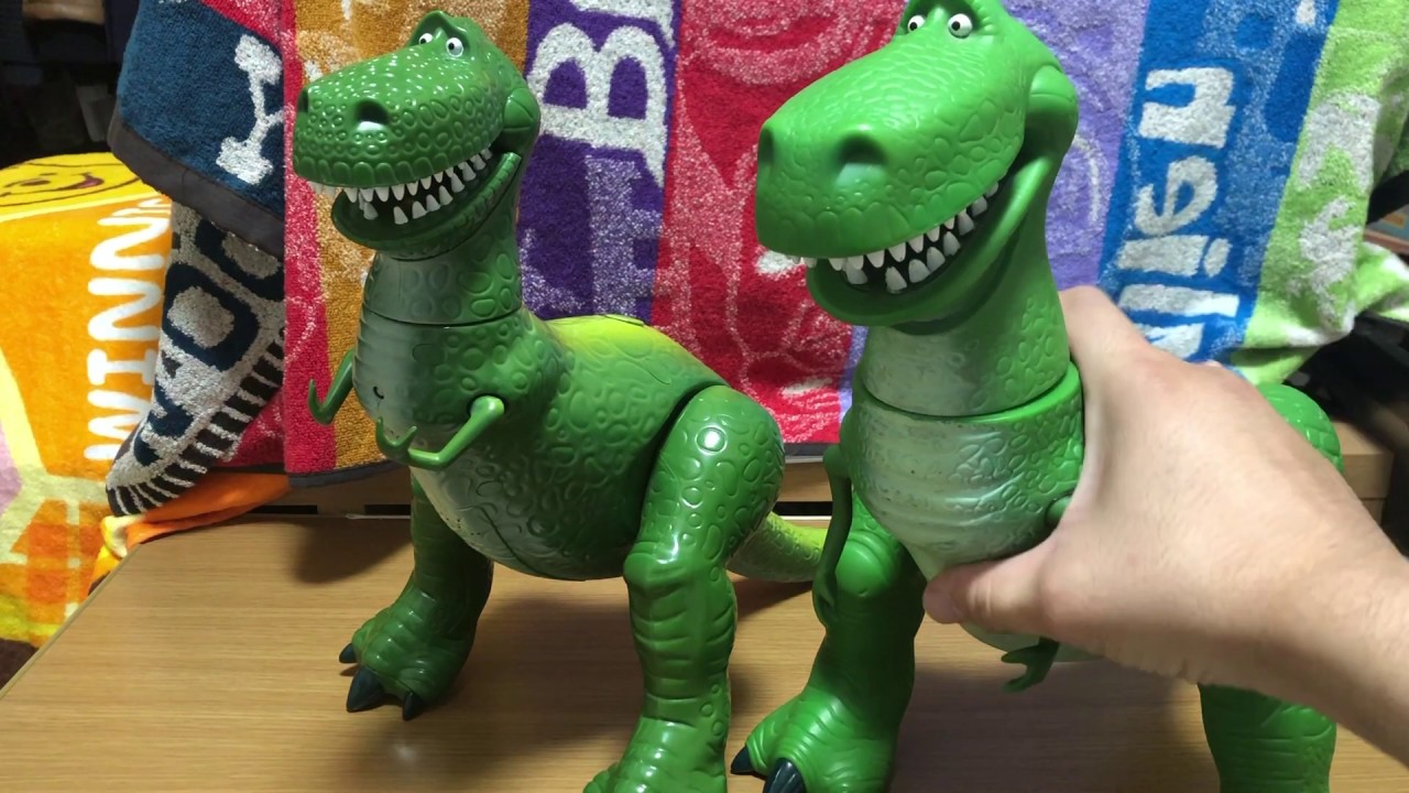 Disney Store US】Talking REX Review! ToyStory Toys! - YouTube