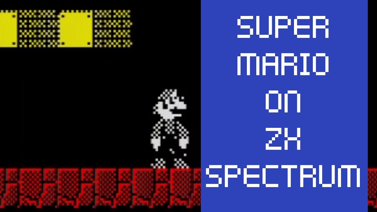 SUPER MARIO BROS demo for the ZX SPECTRUM | Real ZX Spectrum