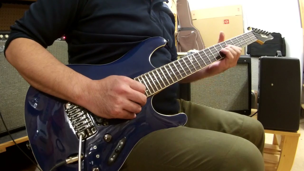 Ibanez Prestige SV5470F-NBL Mod. Crunch - YouTube
