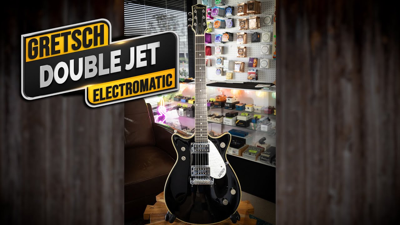 Gretsch Electromatic G2921 Double Jet - Black | Reverb