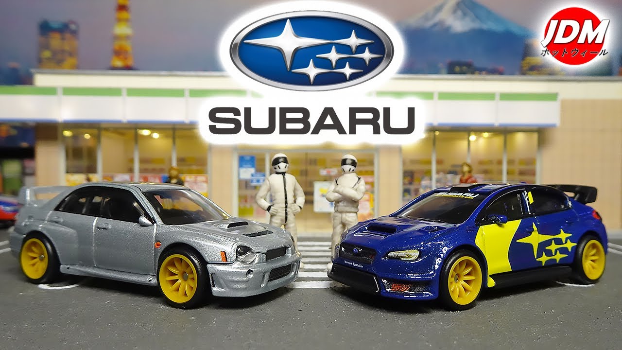 Hot Wheels Car Culture Premium 2 pack Subaru Impreza WRX & STI
