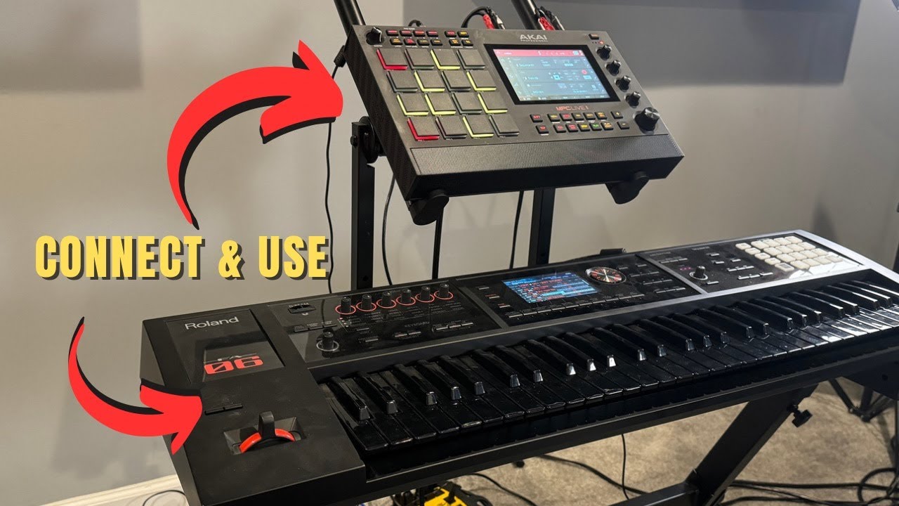 How to Connect & Use the MPC Live 2 with the Roland FA-06 - YouTube