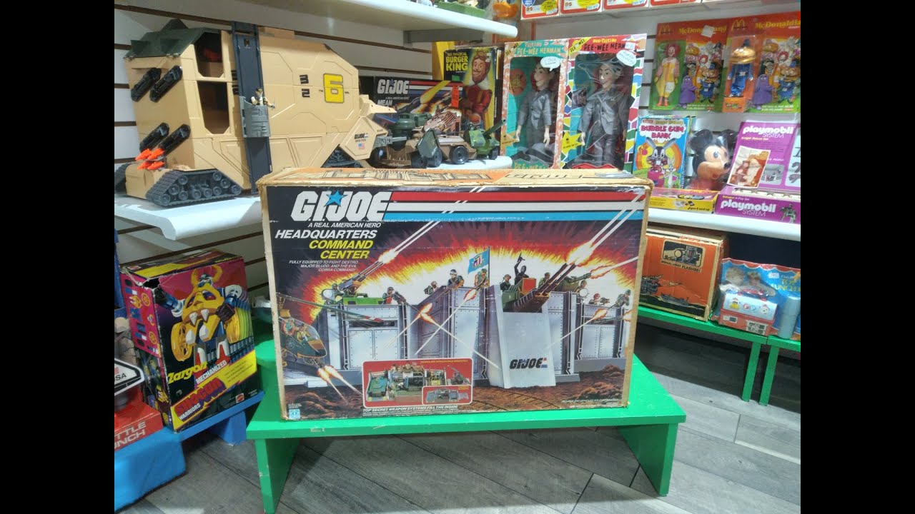 Vintage GI Joe ARAH Headquarters Command Center Unboxing! - YouTube