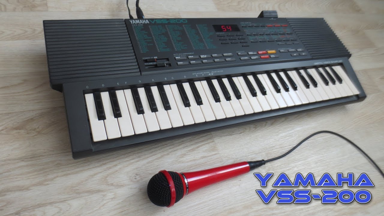 YAMAHA VSS-200 Sampler (1988) - YouTube