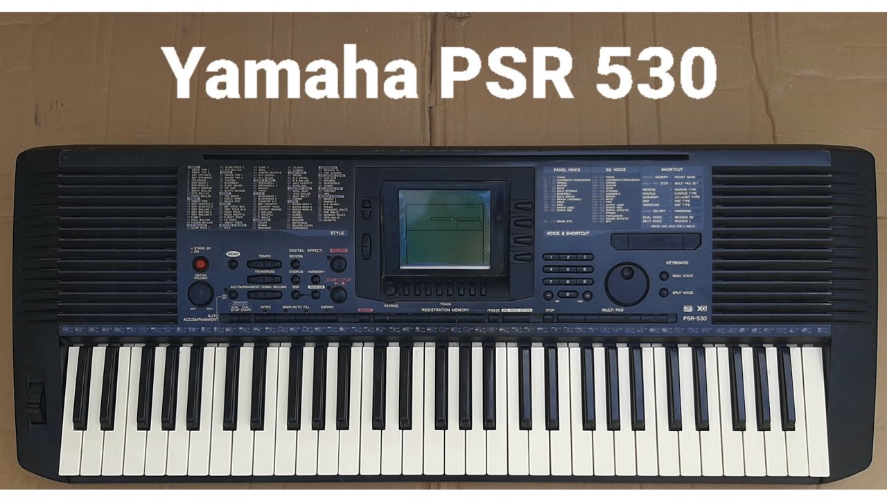Yamaha PSR 530|Yamaha psr 530 Demo|Yamaha psr 530 review - YouTube