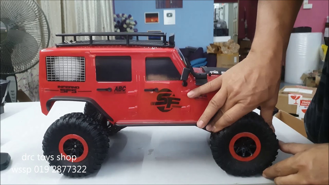 XK 1/10 JEEP WRANGLER review and test - YouTube