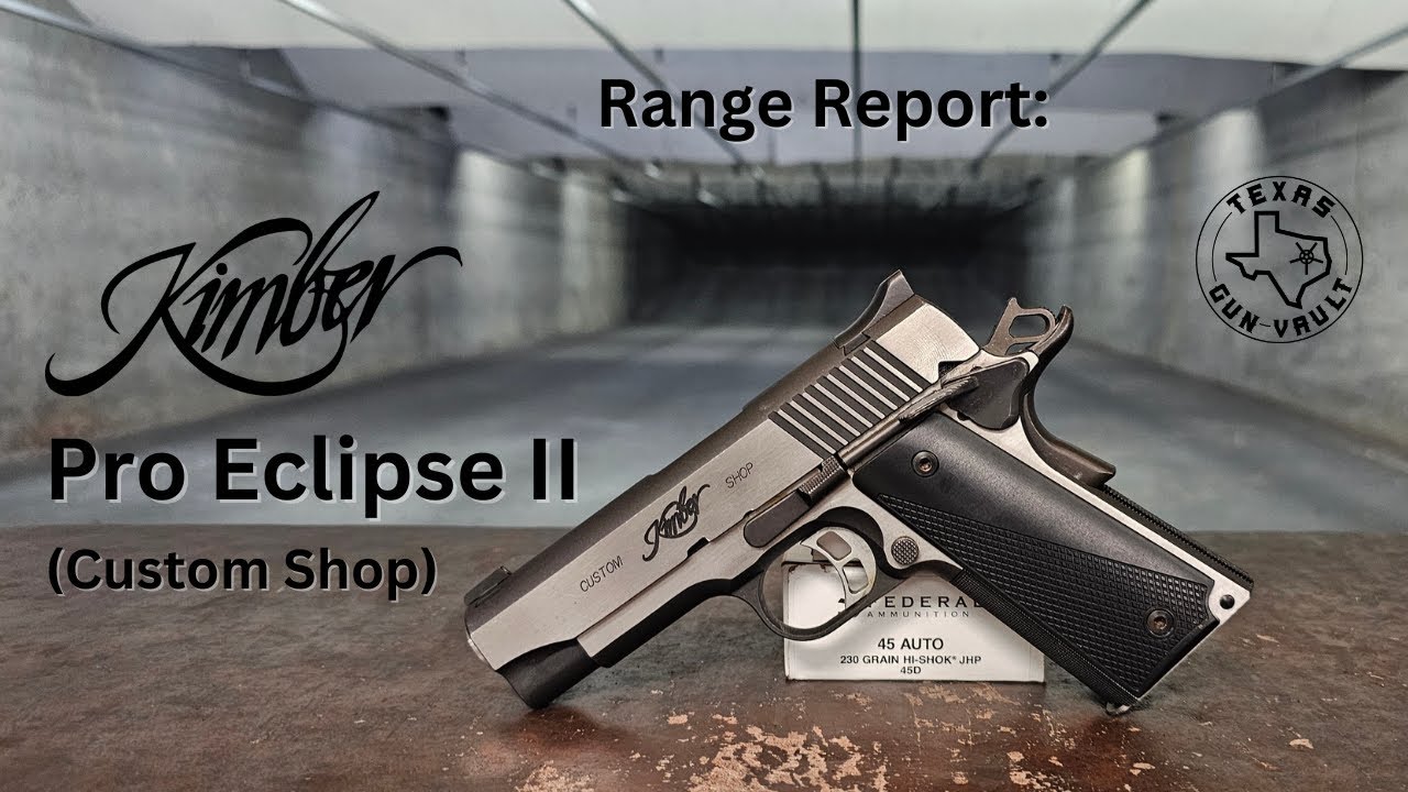 Range Report: Kimber Custom Shop Pro Eclipse II 1911 - YouTube