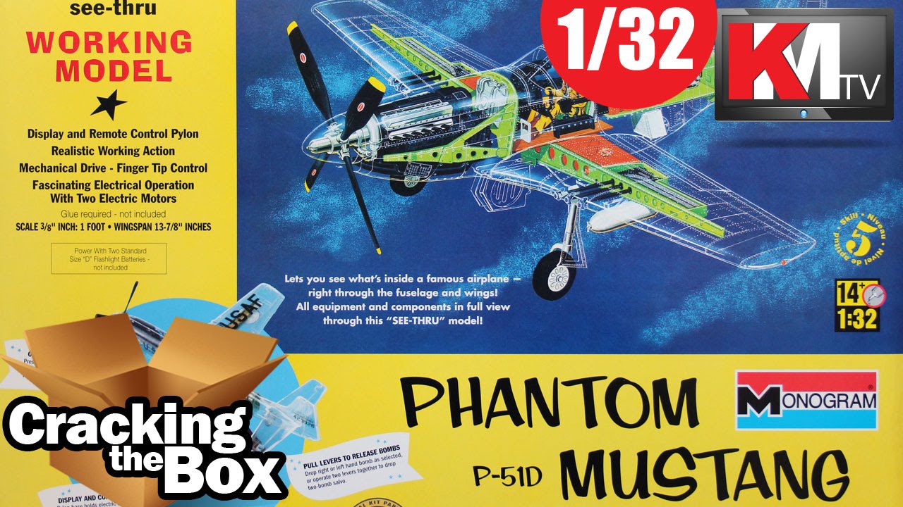 米モノグラム、1/32 P-51D ファントム ムスタング｜覆面えるのブログ