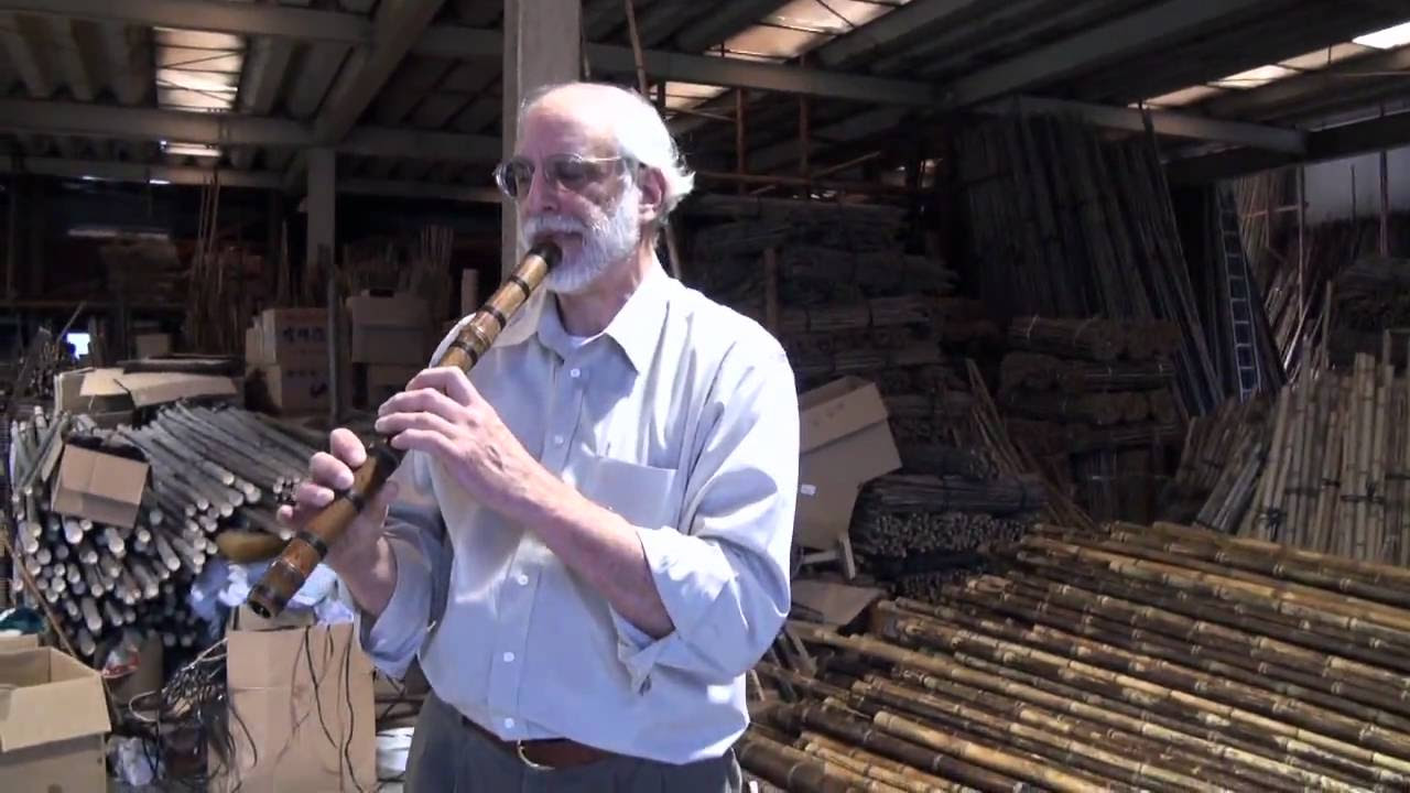 竹虎】アメリカ在住の尺八作家レベンソン（Monty H. Levenson）さんが