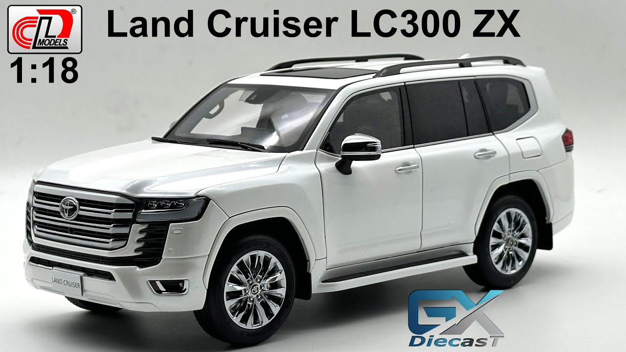 LCD 1/18 Land Cruiser LC300 ZX (White) - YouTube