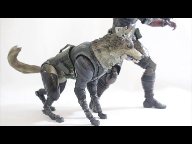 Play Arts Kai D Dog toy review - YouTube
