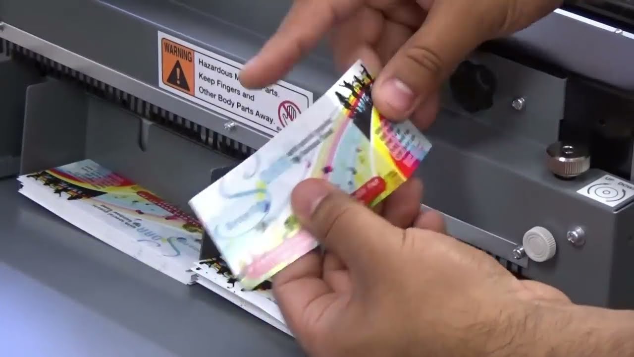 Duplo DC-616 PRO Slitter/Cutter/Creaser - YouTube