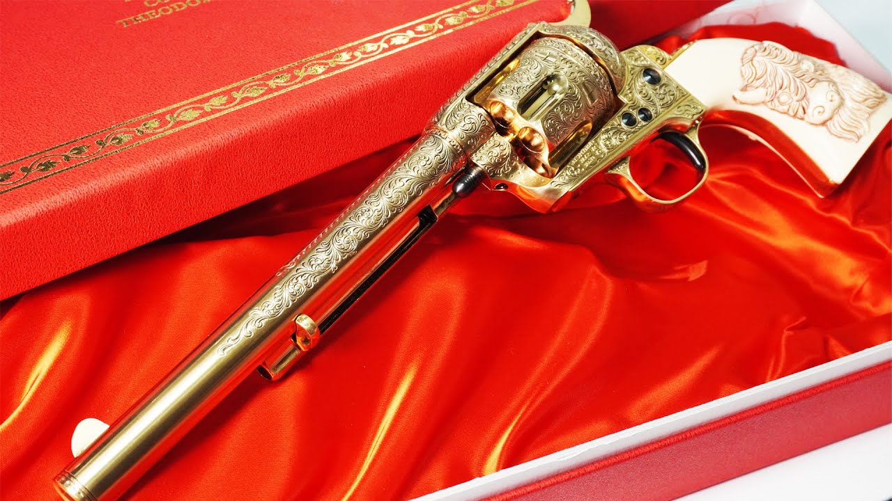 The world's most noble gun!? Engraved Colt SAA Cavalry Theodore