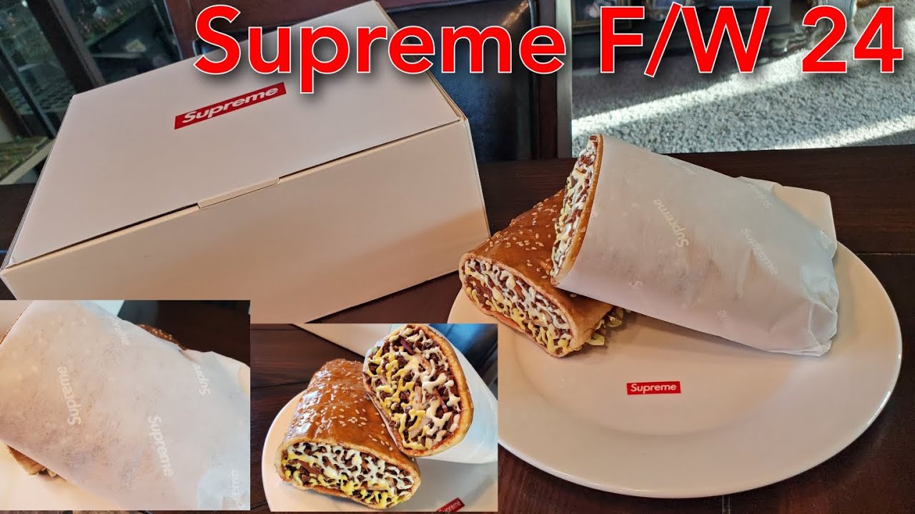 Supreme Replica Chopped Cheese Sandwich Unboxing - YouTube