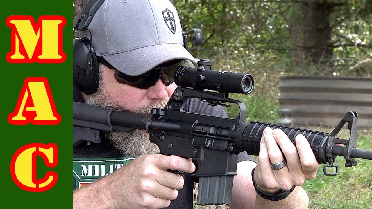 The original Colt AR15 scope is back! Brownells Retro scope! - YouTube