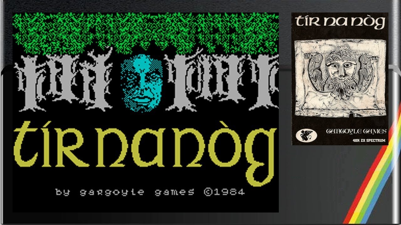 ZX Spectrum - Tir Na Nog (Gargoyle Games / 1984) Review - YouTube