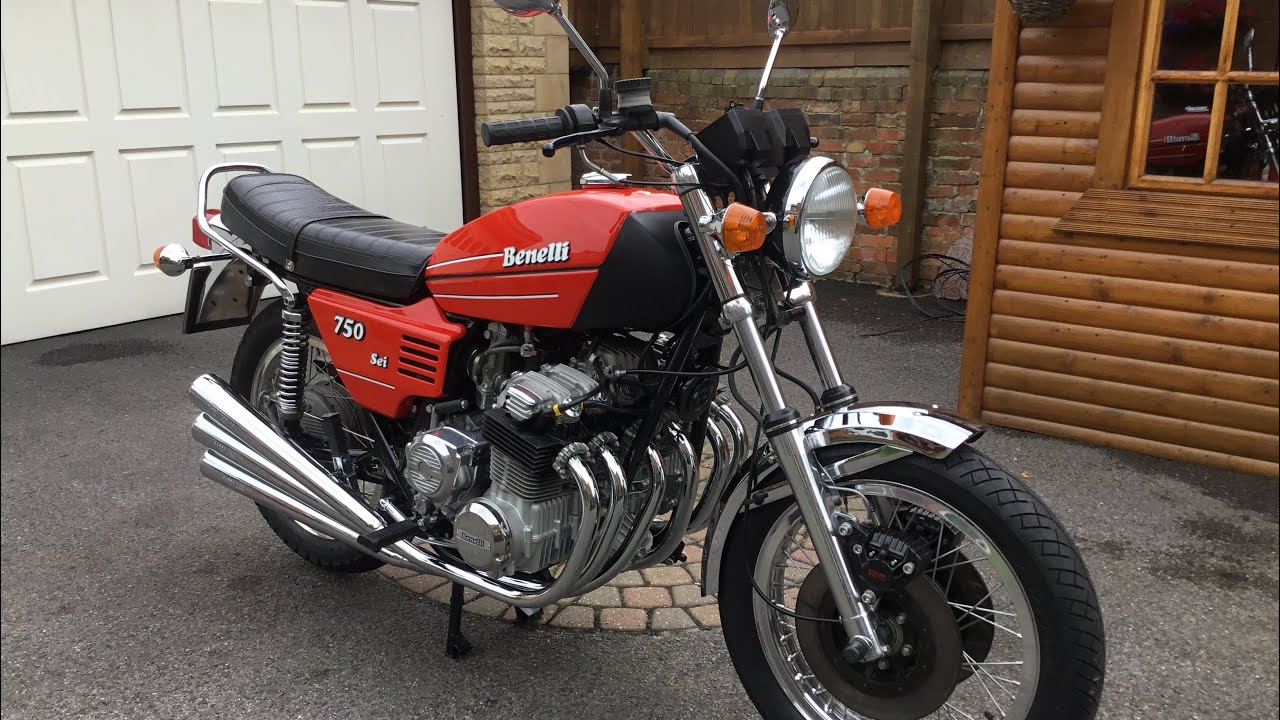 1976 BENELLI 750 SEI - YouTube