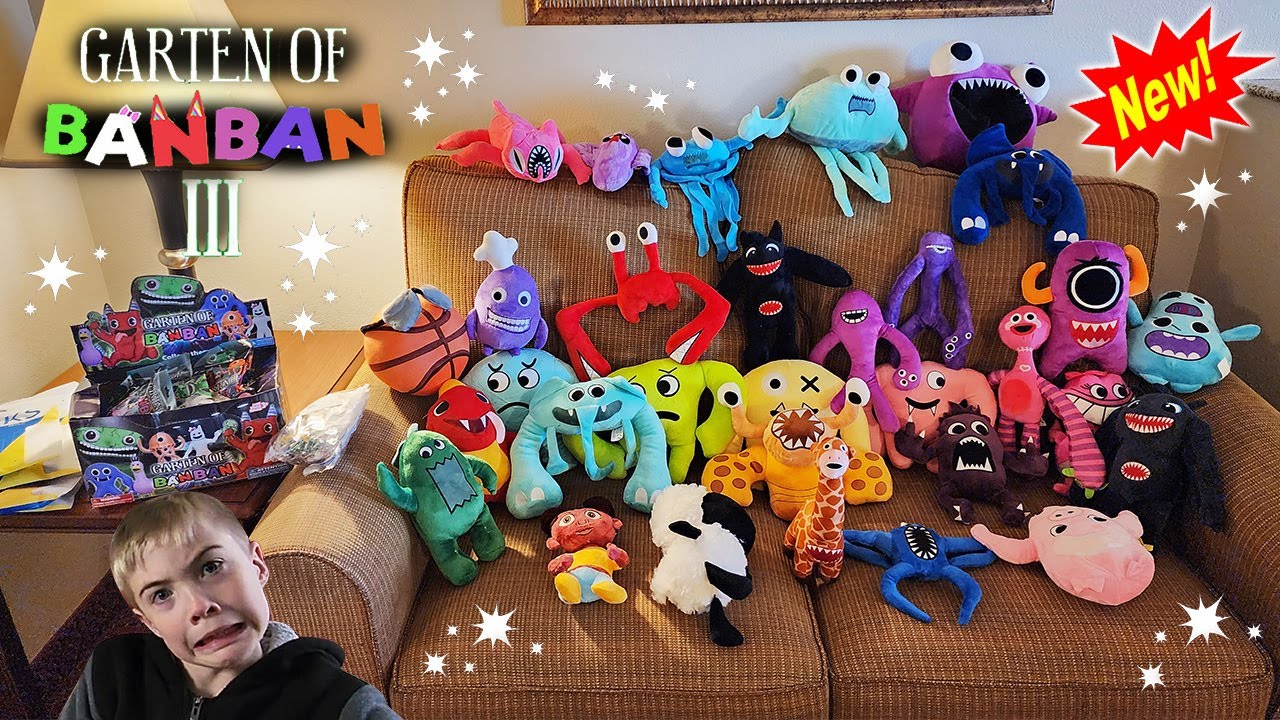 HUGE New Garten of Banban 3 Plush & Toys Unboxing Video! - YouTube