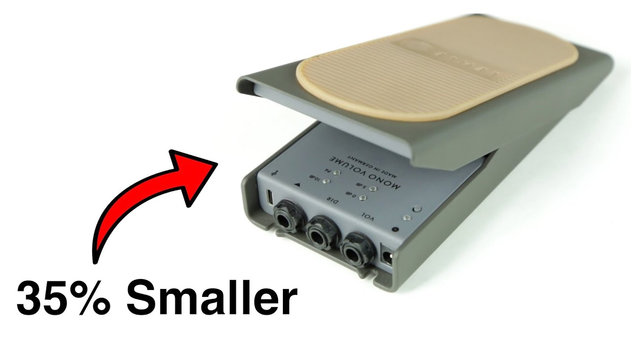 LEHLE MONO VOLUME S: Compact wear-free volume pedal