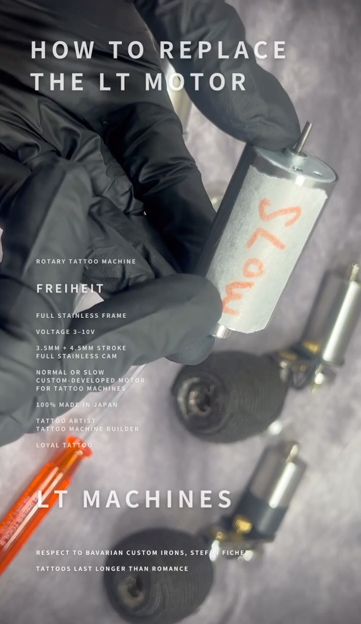 LT MACHINES | FREIHEIT-モーター交換 #タトゥーマシン日本製
