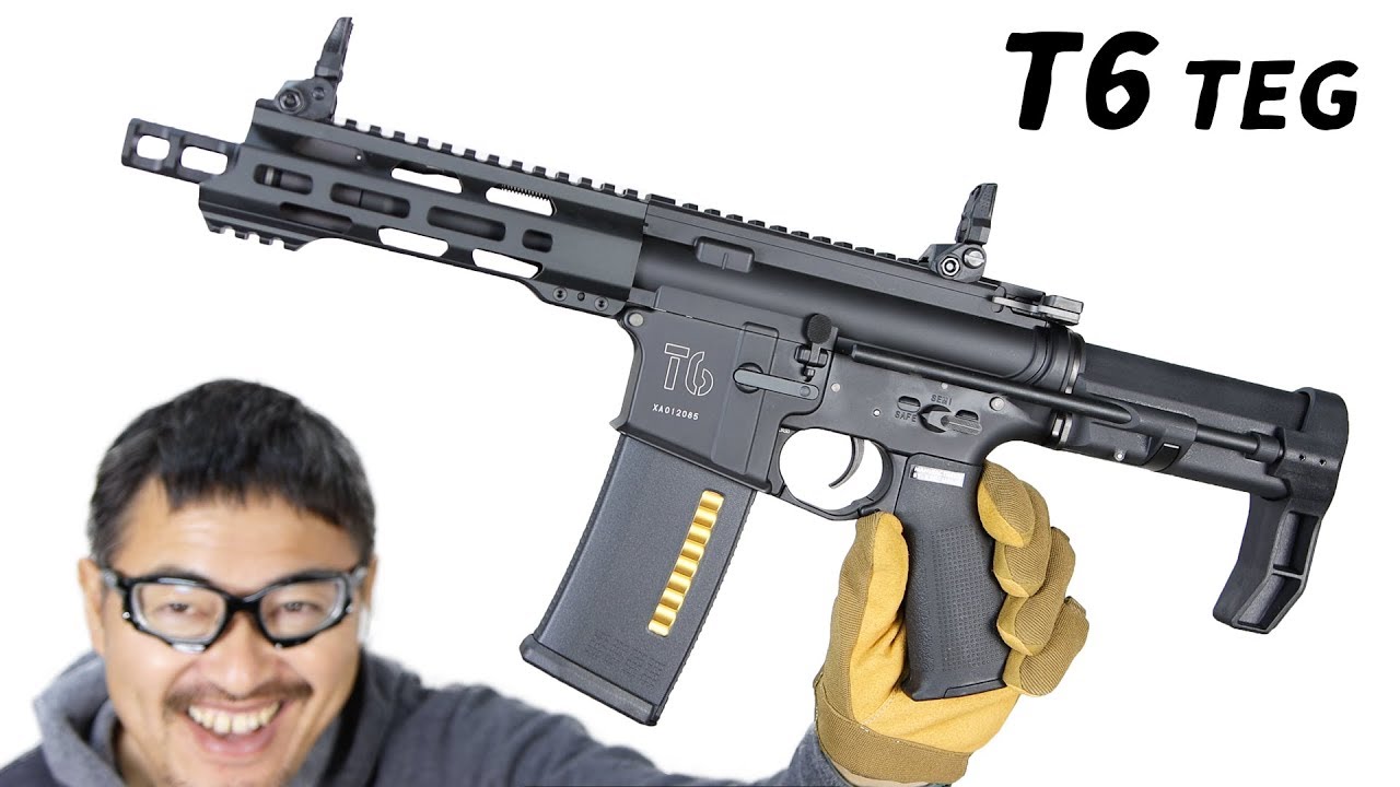 KSC T6 TEG コンパクト M4 電動ガン サイクルエンハンサー搭載 初速
